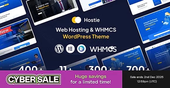 Hostie WordPress Theme