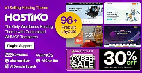 Hostiko WordPress Theme