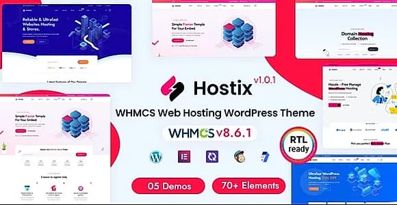 Hostix WordPress Theme