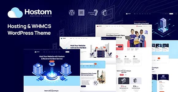 Hostom WordPress Theme
