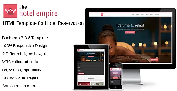 Hotel Empire - Hotel Reservation HTML Template