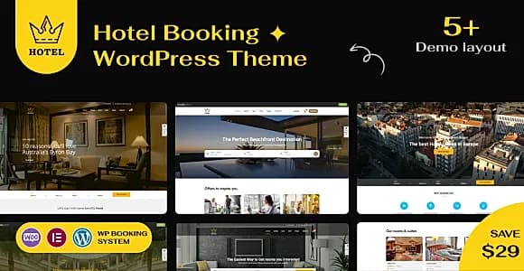 Hotel Queen WordPress Theme