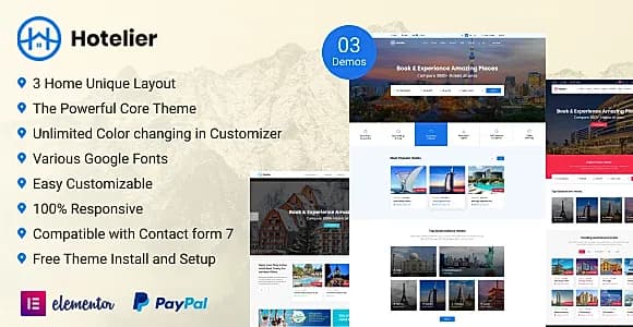Hotelier WordPress Theme