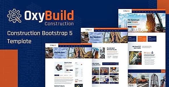 House Builder Website Template HTML Version - OxyBuild