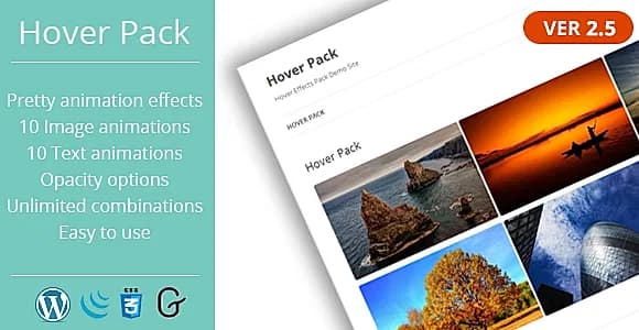 Hover Effects Pack WordPress Plugin