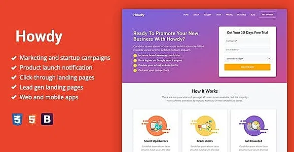 Howdy WordPress Theme