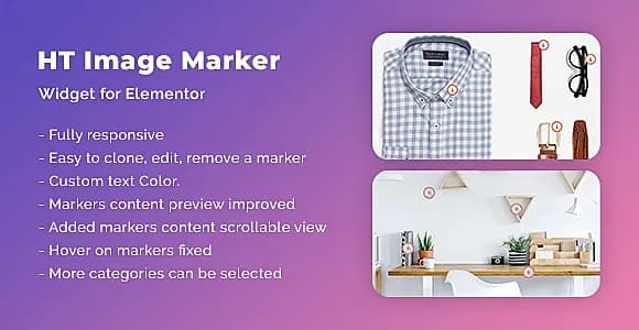 HT Image Marker for Elementor WordPress Plugin