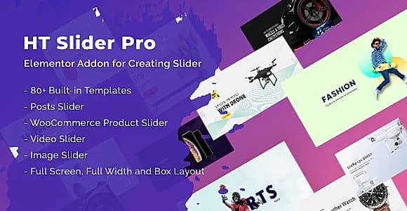 HT Slider Pro WordPress Plugin
