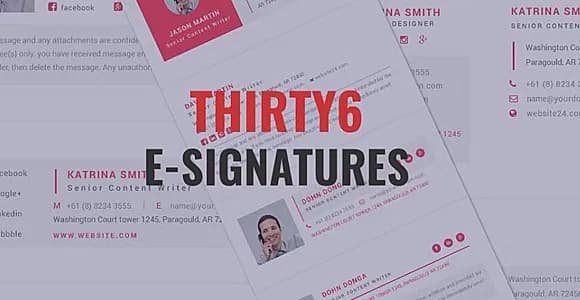 HTML Email e-signatures Code
