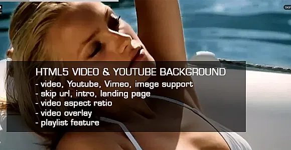 HTML5 Video & Youtube background