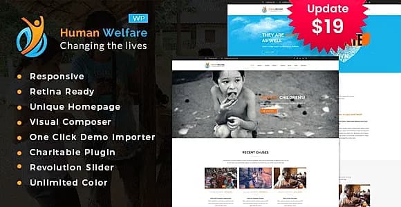 HumanWelfare WordPress Theme