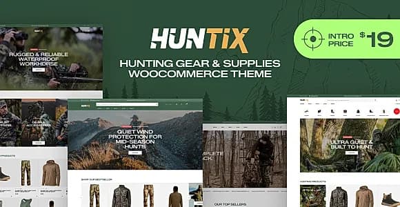 Huntix WordPress Theme
