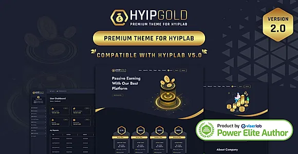 HyipGold - Premium Theme For HYIPLAB