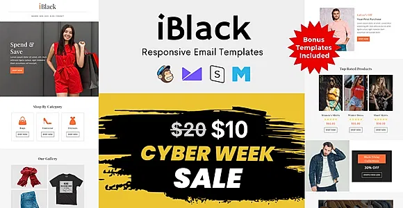 iBlack - Black Friday Email Newsletter Template