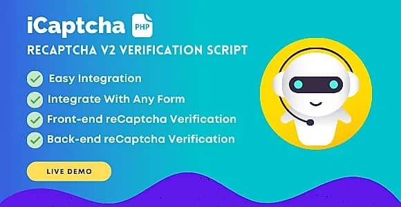iCaptcha | Frontend & Backend reCaptcha Verification