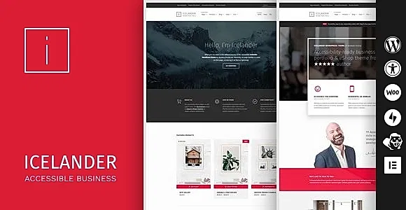 Icelander WordPress Theme