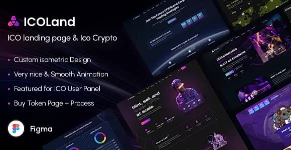 ICOLand | ICO Landing Page