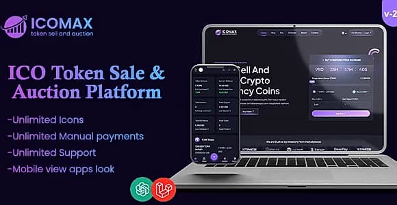 ICOMAX Token Sale & Auction Platform