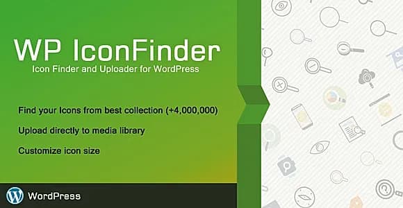 Icon Finder WordPress Plugin