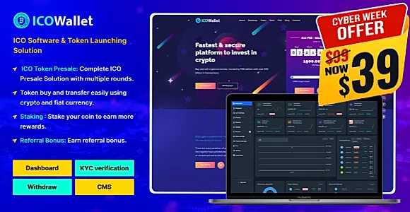 ICOWallet- ICO Script | Complete ICO Software and Token Launching Solution