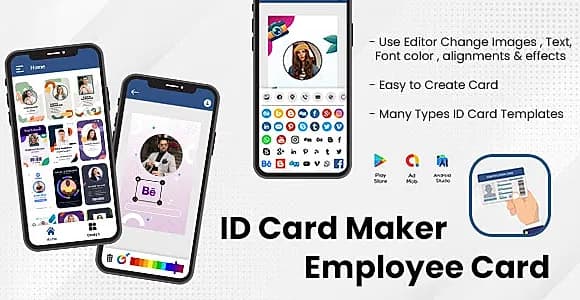 ID Card Maker - Employee Card - Employee Card Maker - Employee ID Card - Employee ID Maker