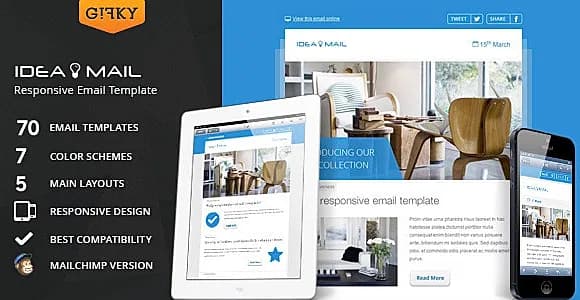Idea Mail - Minimal & Responsive Email Template