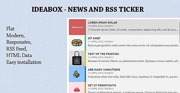 Ideabox - News & RSS Ticker