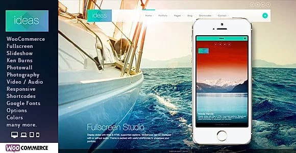 Ideas Fullscreen for WordPress WordPress Theme
