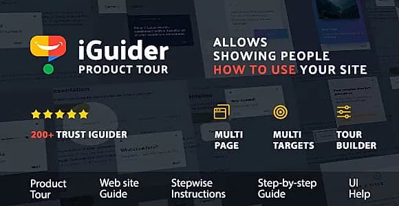 iGuider - Product Tour - Interactive Walkthroughs - Website step by step Guide
