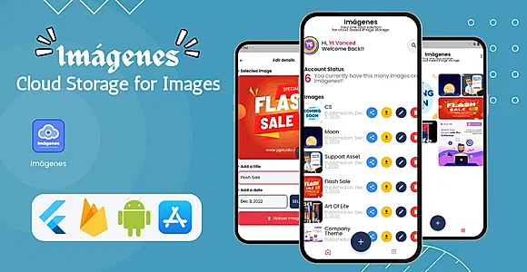 Imágenes- Images Cloud Storage App | Flutter & Firebase | Android & iOS