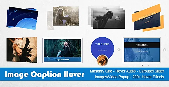 Image Caption Hover Pro WordPress Plugin