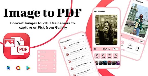 Image to PDF - Compress PDF - Photo Editing - converted PDF - Photo Editor - Photo Filter