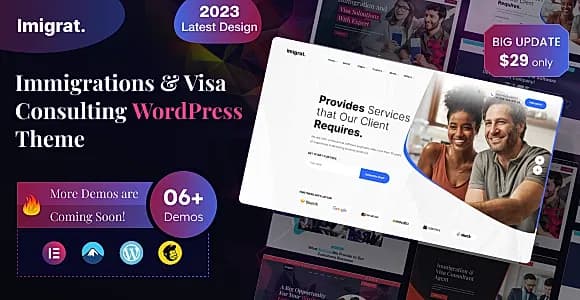Imigrat WordPress Theme