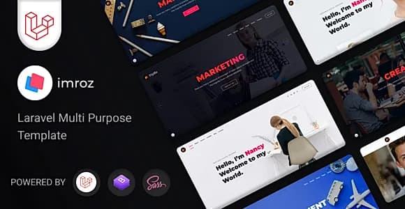 Imroz - Agency and Portfolio Laravel 12 Template