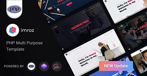 Imroz - Agency and Portfolio PHP Template