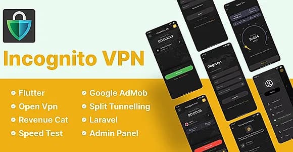 Incognito VPN - Open Vpn Flutter App