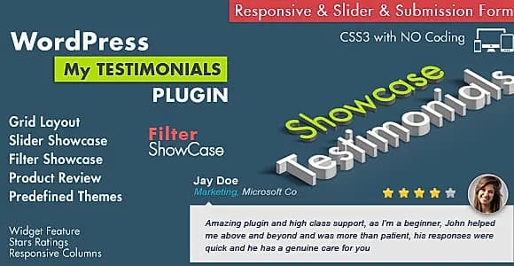 Indeed My Testimonials WordPress Plugin