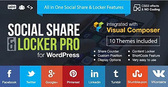 Indeed Social Share & Locker Pro WordPress Plugin