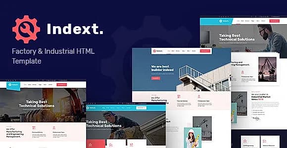 Indext - Industry & Factory HTML Template