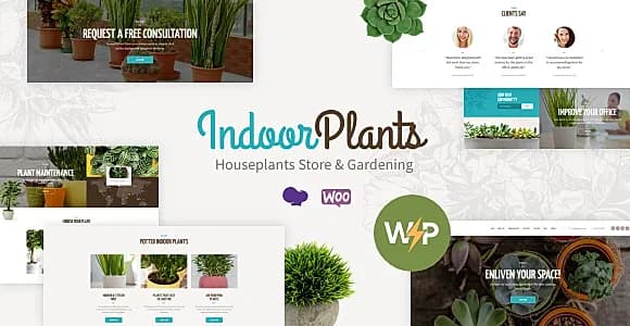 Indoor Plants WordPress Theme