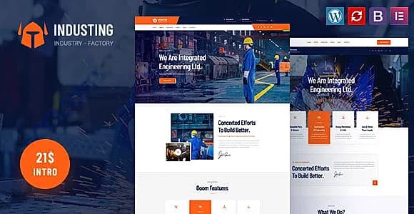 Industing WordPress Theme