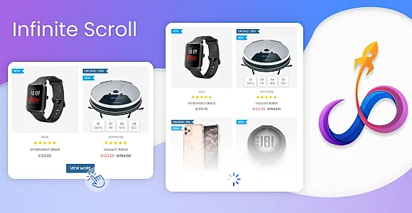 Infinite Scroll & Load More Product