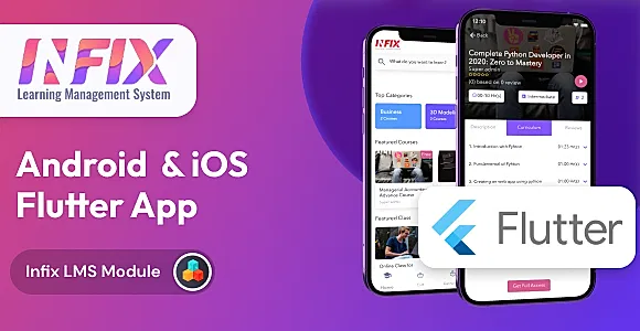 Infix LMS Flutter - Flutter Mobile App for Android and iOS