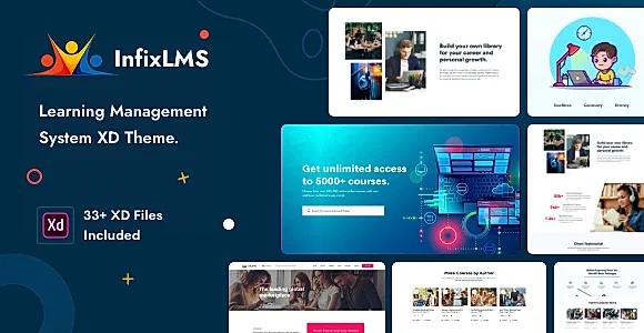 InfixLMS - Learning Management System XD Template