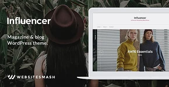 Influencer WordPress Theme