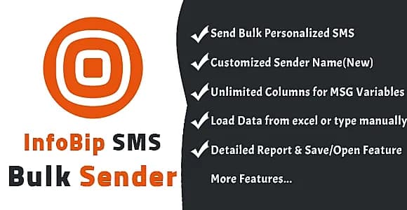 InfoBip SMS Bulk Sender