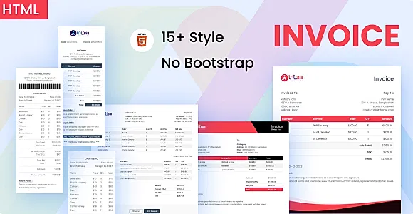 initBill - invoice & Receipt HTML Template