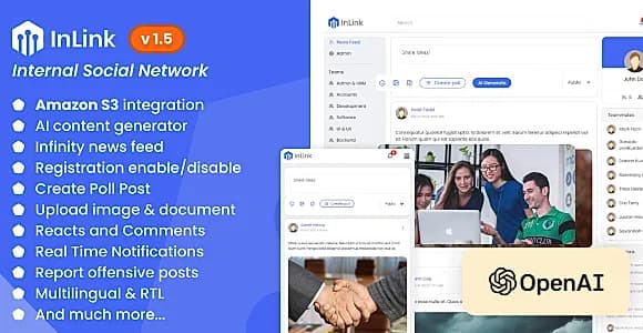 InLink - Internal Social Networking System