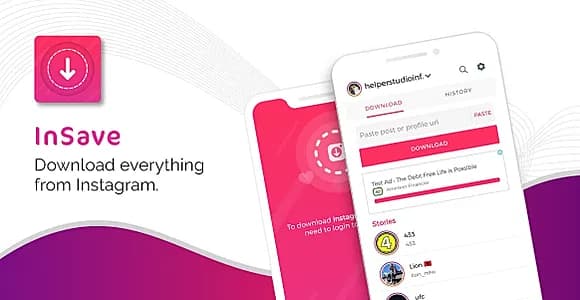 InSave - Instagram photo, video and stories downloader