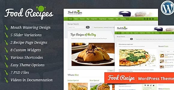 InspiryThemes Food Recipes WordPress Theme